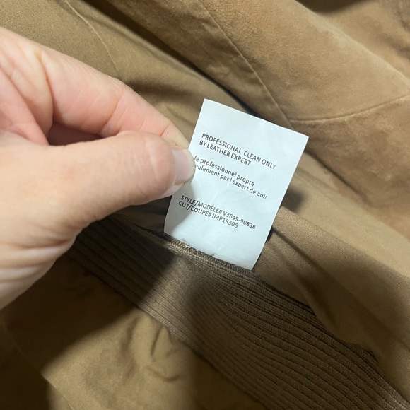 Vince Tan/Rust Suede Jacket Size S - Picture 4 of 9